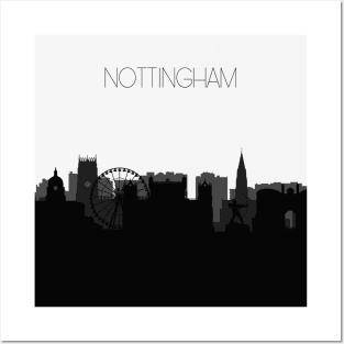 Nottingham Skyline Posters and Art